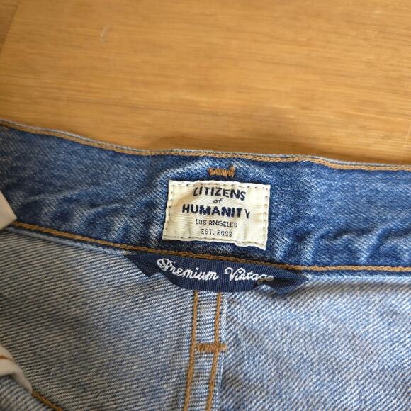 Citizens of Humanity Premium Vintage Danielle Mid-Rise Denim Short 24 - Picture 6 of 13